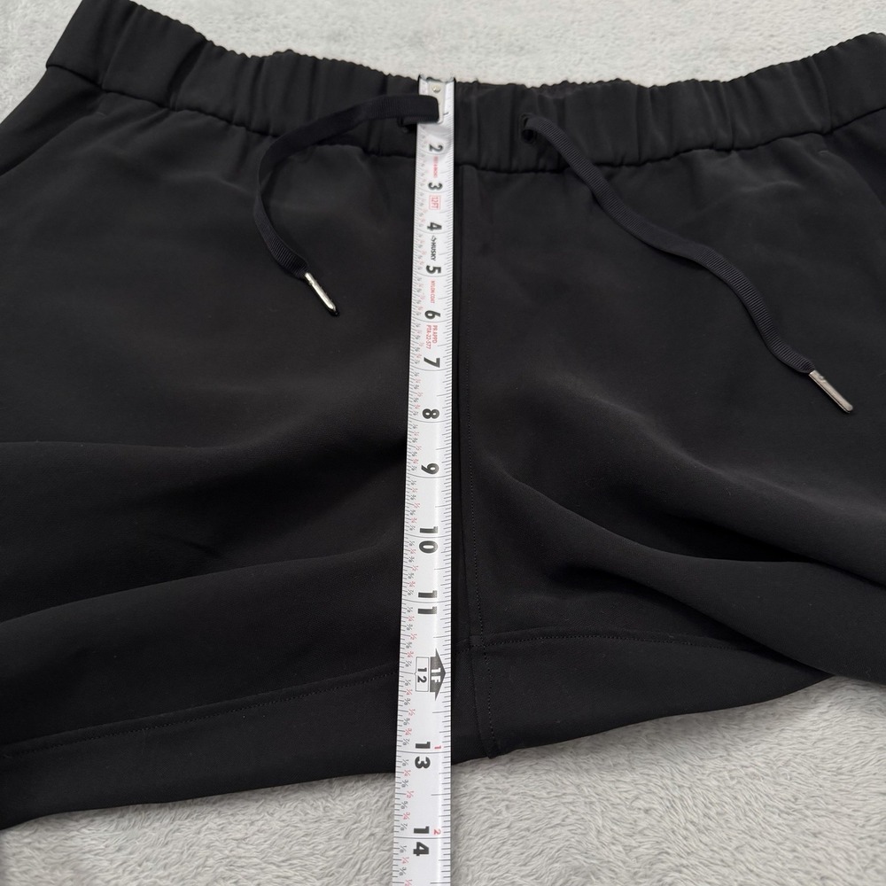 Lululemon On The Fly Pants Lot Of 2 Womens 12 Black 27"Inseam Pull On Athleisure - Picture 7 of 9